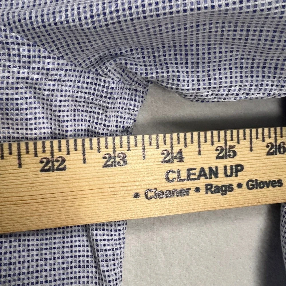 Charles Tyrwhitt Slim Fit‎ Blue Gingham Dress Shirt Mens 17 1/2-34